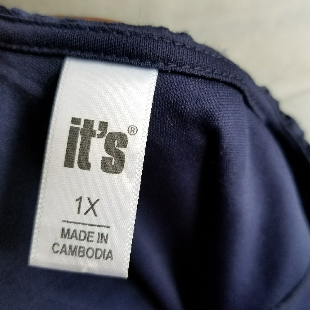 Beautiful navy blue dress - Picture 5 of 8